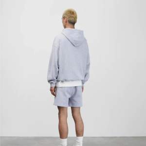 เสื้อมีฮู้ดผ้าฟลีซลายนูนสำหรับผู้ชายเสื้อมีฮู้ดขนแกะแบบพาดไหล่แบบนุ่ม400 - Product Image 6