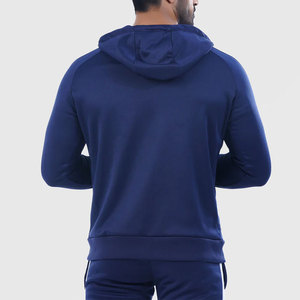 Sudadera con Capucha de Forro Polar de Poliéster/Algodón Bordada de Invierno de Moda - Suéter Elástico Suave para Hombre Estilo Urbano - Product Image 4