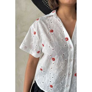 Chemisiers et chemises brodés pour femmes - Collection en gros - Product Image 2