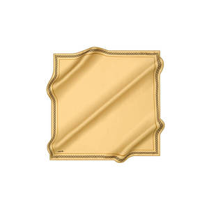 Foulard carré en crêpe de soie délavé à la pierre 90x90 Couleur unie - Product Image 1
