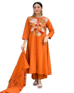 Femmes lourd Viscose velours indien Bollywood ethnique vêtements de mariage Salwar Kameez Dupatta ensemble Vintage coton fêtes en gros - Product Image 1