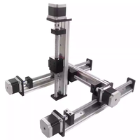 Module de glissière à bande en acier à roulement CNC YOSO 50-2000 mm, table de travail XYZ 3 axes, robot à portique multi-axes pour pulvérisation réciproque