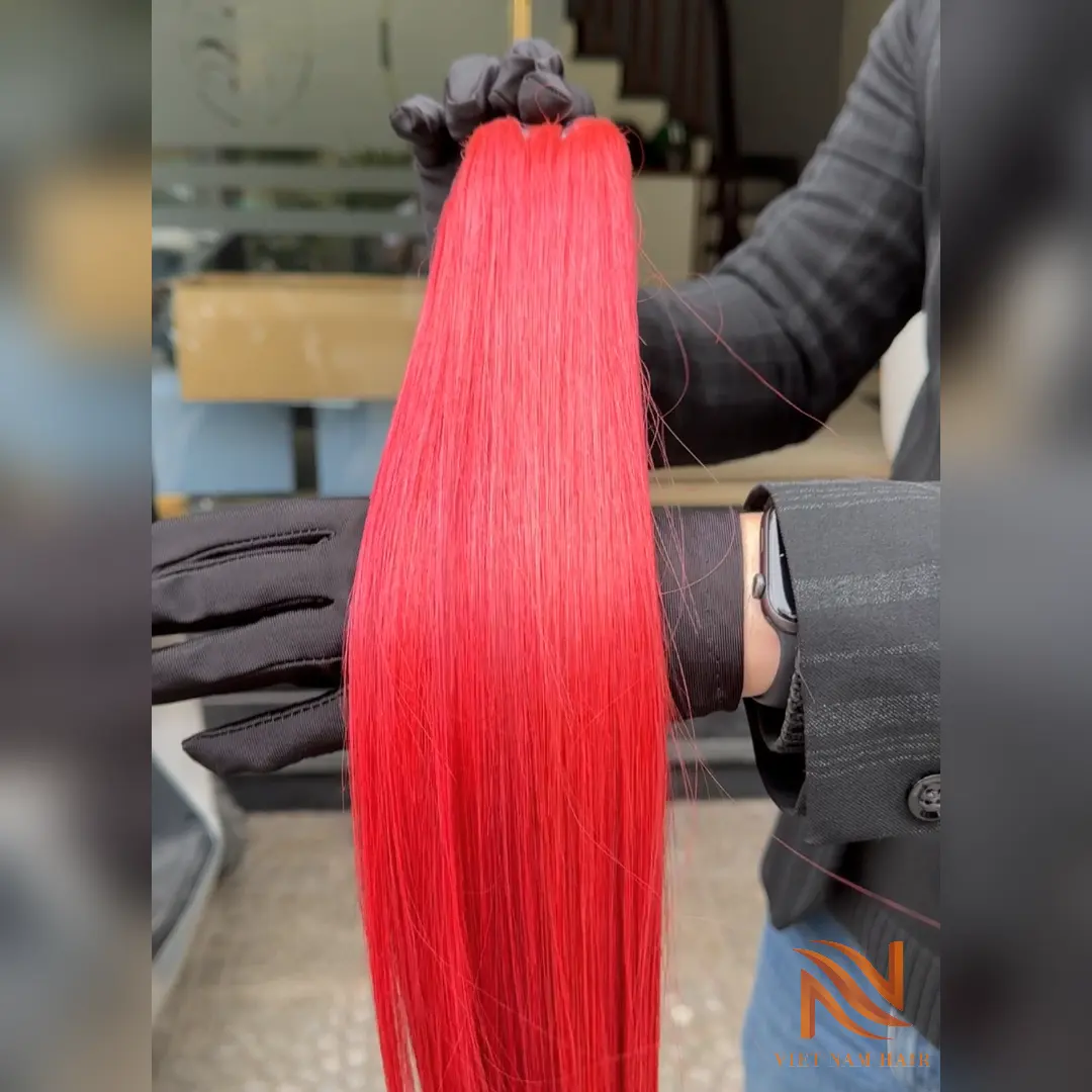 Raw Vietnam kualitas terbaik tren manusia Remy Virgin kutikula rambut ganda ditarik mesin rambut ganda terbaik pakan ekstensi rambut