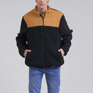 Rugged Yet Soft <b>Sherpa</b> Fleece <b>Jacket</b> For <b>Men</b> With High Neck Design To Suit Every Personal Style From Sporty To Casual - Product Image 3