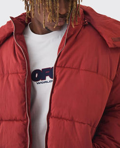 2025 dernière conception surdimensionnée coupe-vent léger doudoune avec capuche détachable élégant tenue décontracté veste à bulles - Product Image 5