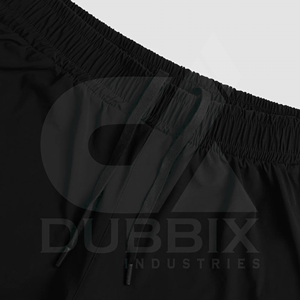 Short femme personnalisable 100% polyester coupe droite respirant avec logo autocollant et motif de couleur design short femme - Product Image 2