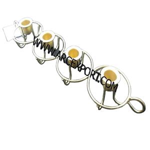 Bougeoir couleur or dernier modèle Accessoires de décoration de table pour la maison Bougeoir en métal de haute qualité pour les fournisseurs en gros - Product Image 1