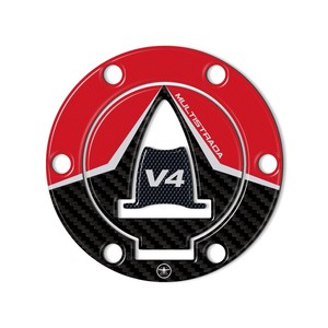 Adesivo Protettivo 3D per Tappo Serbatoio Personalizzato Compatibile con Ducati Multistrada V4 2021, Decalcomanie e Logo per Moto - Product Image 2