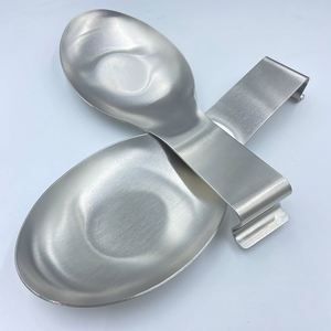 ดูเรียบง่ายและมีระดับในราคาไม่แพงเครื่องครัวที่วางช้อนโลหะช้อนซุปส่วนที่เหลือด้านบนช้อนสแตนเลสส่วนที่เหลือ - Product Image 2