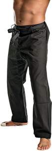 Pantalones de Karate de peso pesado Negro, blanco o camuflaje 100% algodón 12oz Cintura con cordón tradicional - Product Image 2