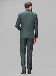 Zed Club, diseñador para hombre, poliéster, viscosa, seda, 2 piezas, traje de fiesta, ajuste Regular, un solo pecho, largo, transpirable, de lujo - Product Image 5