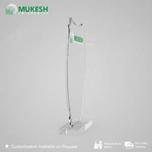 Trofeo de Acrílico Ovalado Curvo de Alta Calidad, Pulido y Duradero, Grabado Personalizado, Premio Deportivo Corporativo, Reconocimiento a Empleados, Proveedor Mayorista - Product Image 2