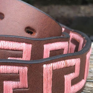 Ceinture de sport personnalisée en cuir pour l'équitation, ceintures de polo disponibles dans toutes les tailles et couleurs, produits équestres bon marché, service OEM - Product Image 5