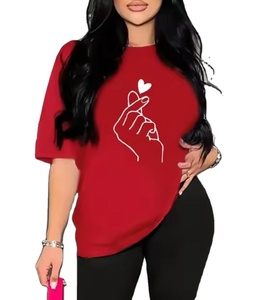 Camiseta de Manga Corta para Mujer, Producto Nuevo 2026, Precio de Fábrica, 100% Algodón, Transpirable, en Venta - Product Image 2