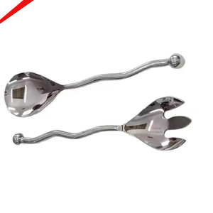 2026 Fabulous Handmade <b>Waving</b> Handles Cutlery Stainless Steel for Serving Food - Product Image 1
