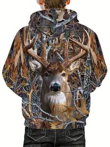 Sudadera con Capucha de Camuflaje de Invierno |   Ropa de Caza para Exteriores - Product Image 3