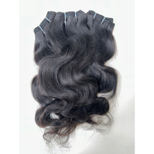Bundles de cheveux humains droits indiens Remy vierges 100% du vendeur de confiance Styles de vagues lâches profondes avec cuticules alignées - Product Image 2
