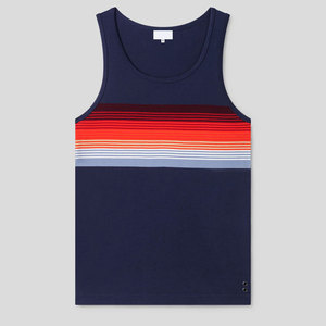 Débardeur décontracté personnalisé pour homme en coton respirant et écologique, idéal pour l'été et la gym, avec impression de logo OEM et marque privée, disponible en grandes tailles - Product Image 3