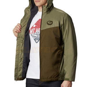 Veste coupe-vent d'hiver personnalisée pour hommes, nouveau design, confortable et saine avec logo à l'avant - Product Image 4