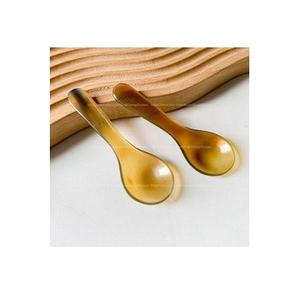 Couverts écologiques en corne de buffle naturelle de qualité avec finition polie de conception de forme personnalisée pour une utilisation dans la cuisine et l'hôtel Style antique - Product Image 2