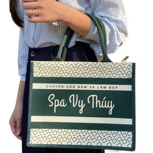 Bolsa de Yute Ecológica Grande Personalizada al por Mayor con Cierre de Cremallera, Asa de Mano, Embalaje en Caja, TUYET DUNG - Product Image 5