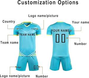 ชุดทีมฟุตบอลเยาวชนมืออาชีพชุดทีมฟุตบอลออกแบบโลโก้ได้ตามต้องการ - Product Image 3