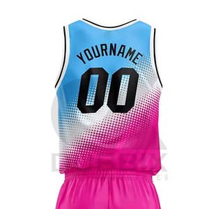 ชุดบาสเก็ตบอลแบบขายส่ง ปรับแต่งได้ สำหรับทุกเพศ แห้งเร็ว ระบายอากาศ ป้องกันแบคทีเรีย โพลีเอสเตอร์ 100% แบบไม่มีแขน ไซส์ใหญ่ - Product Image 5