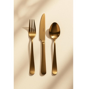 Stainless steel cutlery <b>set</b> <b>silver</b> finished, where timeless charm meets modern elegance for every dining occasion - Product Image 4