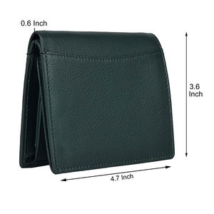 Portefeuille en cuir fait main de qualité supérieure pour hommes avec plusieurs compartiments à profil mince, élégant et durable, utilisation quotidienne - Product Image 4