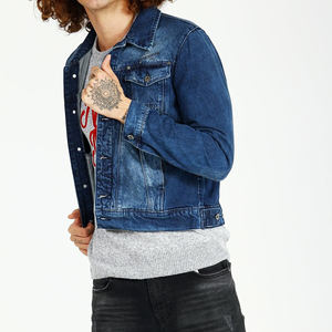 Meilleure vente Veste en jean masculin de qualité supérieure Veste élégante à manches longues pour la saison d'hiver personnalisée OEM Veste pour homme en toile - Product Image 3