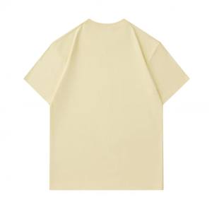 Alta calidad 230gsm 100% algodón cuello redondo Unisex Casual diario Streetwear logotipo personalizado manga corta Camiseta para hombres - Product Image 1