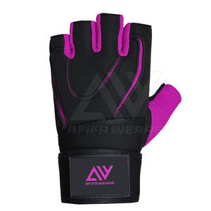Gants de fitness de haute qualité pour hommes et femmes Gants de gymnastique en cuir pour l'haltérophilie et l'entraînement sportif disponibles à la vente - Product Image 2