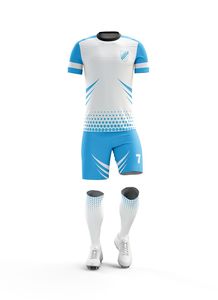 Design Your Own Set of Cheap Non-Fading Blank Team Soccer Uniforms Custom Soccer Jersey Wear - Product Image 3