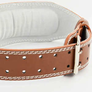 Kivotech Pakistan Manufacturer Competitive Price Powerlifting Belt Customized Color & Design Genuine Leather Weightlifting Belt - Product Image 6