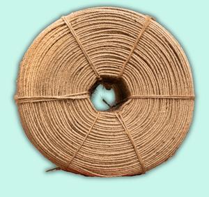Corde de jute à finition naturelle de 3mm et 4mm d'épaisseur, idéale pour les emballages cadeaux et les projets de bricolage. - Product Image 2