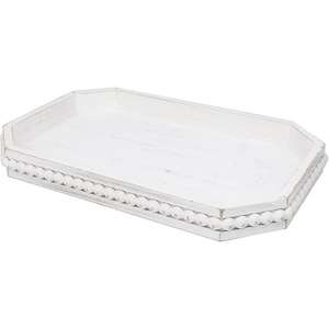 Elegant Design Handmade Mango Wood Towel Holder <b>Vanity</b> Tray and <b>Makeup</b> Organizer Handcrafted Wooden Serving Tray at Low Price - Product Image 5