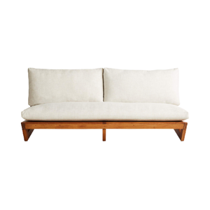 Ensemble canapé de jardin moderne de haute qualité avec bain de soleil canapé sectionnel tout temps patio en bois massif meubles d'extérieur en teck - Product Image 3