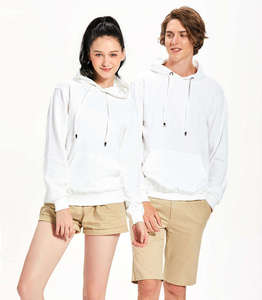 Hot Cotton Spandex Unisexe Solid Winter Casual Thick Fleece Heavyweight Logo personnalisé Regular Fit Lined Hoodies Sweats 300g - Product Image 2