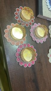 Indian Handmade Tea Light Candle Holder Diwali Home Decoration Wedding Favor Candle Holder Festive Gift Diyas for Pooja Favor - Product Image 3