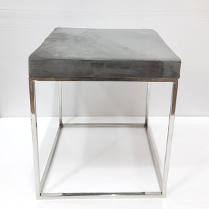 เก้าอี้ออตโตมันขัดมันโฟมสแตนเลสและวัสดุผ้าเก้าอี้ใช้ในร้านอาหารโรงแรม - Product Image 1