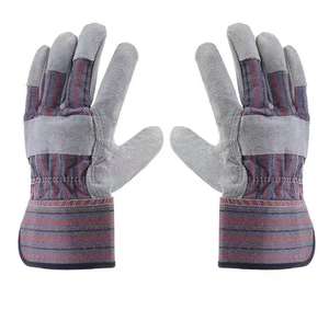 Guantes de Seguridad de Cuero Vacuno de Alta Calidad para Trabajo Doméstico, Protección Contra Impactos Nivel 3, para Soldadura y Construcción, Venta al Por Mayor - Product Image 1