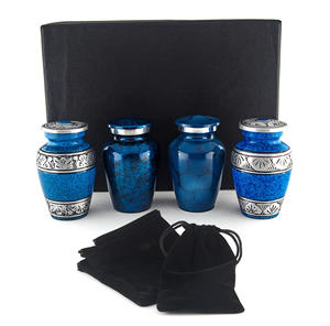 Superior Handcrafted Premium Metal Keepsake Urn for Human & Pet Ashes Gift <b>Box</b> for Funeral <b>Memorial</b> Ceremony - Product Image 3