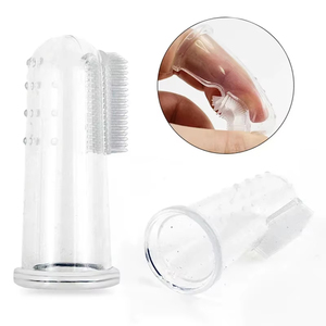 Brosse à dents pour animaux de compagnie en silicone souple Brosse pour chien Teddy Brosse pour mauvaise haleine Tartre Soins dentaires Outil de nettoyage pour chien et chat Silicagel Fournitures pour animaux de compagnie - Product Image 3