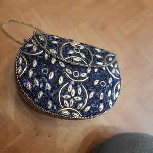 2024 vente chaude femmes été plage mosaïque métal rond sac à main pochette mode dames sac à main disponible en vrac quantité - Product Image 1