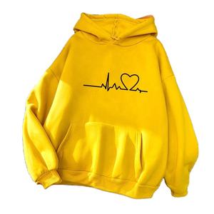 Sudadera con capucha de algodón para mujer, ropa de calle personalizada de la mejor calidad, Sudadera con capucha de gran tamaño con estampado bordado y logotipo personalizado - Product Image 4