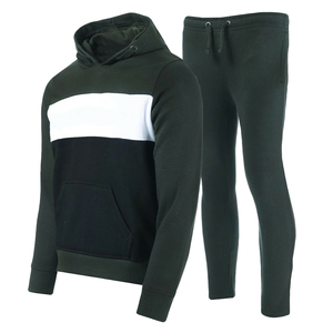 Personalizado de lujo de los hombres 100% algodón 400GSM Sudadera con capucha de gran tamaño pulóver cordón francés Terry con bolsillo sólido para Yoga - Product Image 1