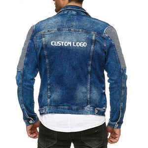 Nouvelles arrivées de veste en jean pour homme à prix réduit à l'usine veste en jean délavé déchiré de haute qualité pour homme - Product Image 4