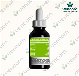 Gotas Multivitamínicas Premium 02 con Vitamina C, L-Lisina HCl, Nicotinamida, Zinc y Complejo de Vitamina B (B5, B1, B2, B6) para Nutricosmética - Product Image 6