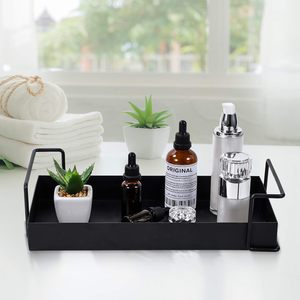 Premium metal <b>black</b> coated <b>Bath</b> <b>Tray</b> With HANDLE Arms Stylish <b>Bath</b> Accessory Perfect for Holding Wine Books and <b>Bath</b> Essentials - Product Image 2