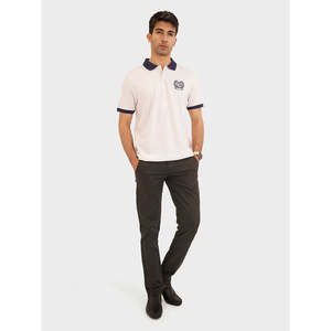 CHISUZU Polo ajusté en tissu jersey respirant de haute qualité, coupe ample, taille XL, manches courtes, coloré, uni ou rayé - Product Image 1